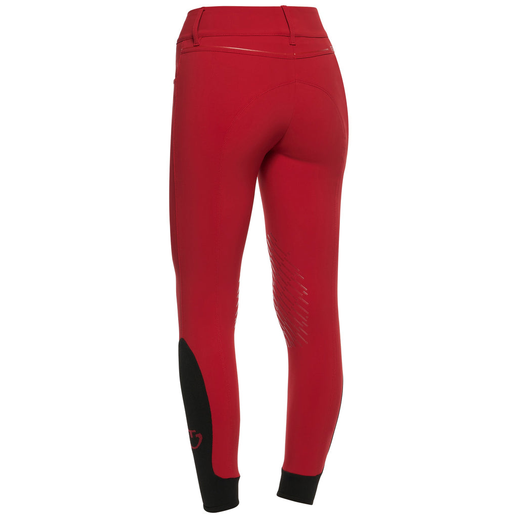 Women's CT Team Red Stripe High Waist Breeches - Red