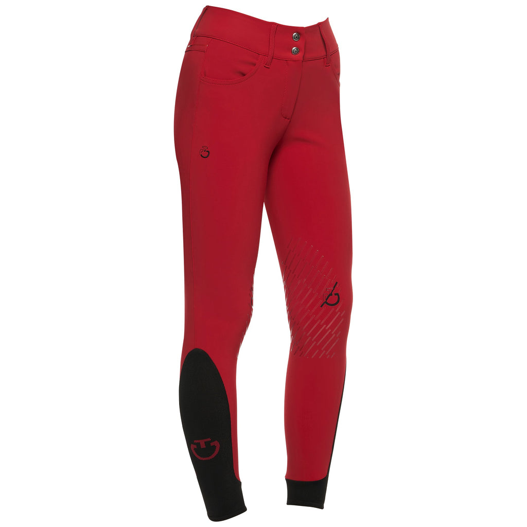Women's CT Team Red Stripe High Waist Breeches - Red