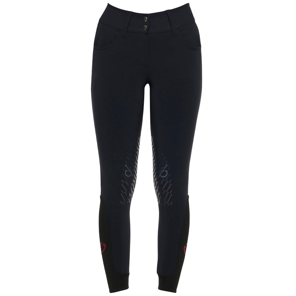 Women's CT Team Red Stripe High Waist Breeches - Navy - Size 44