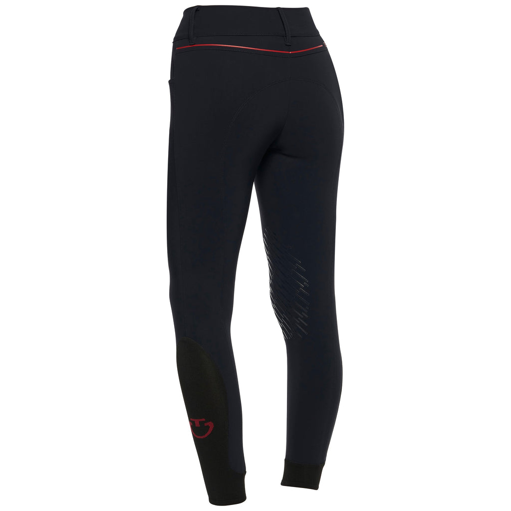 Women's CT Team Red Stripe High Waist Breeches - Navy - Size 44