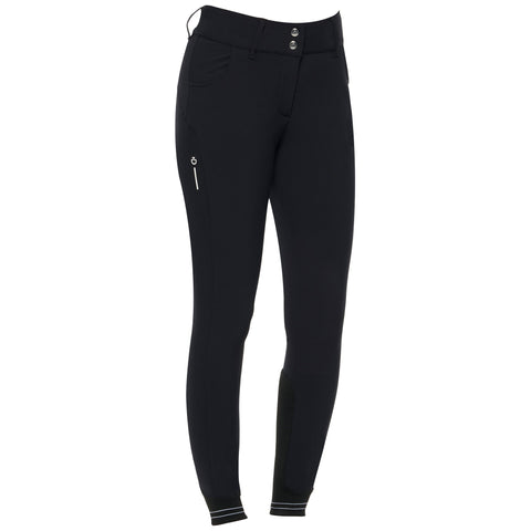 Cavalleria Toscana Women's High Rise Jumping Breeches - Navy-Sizes 44-46