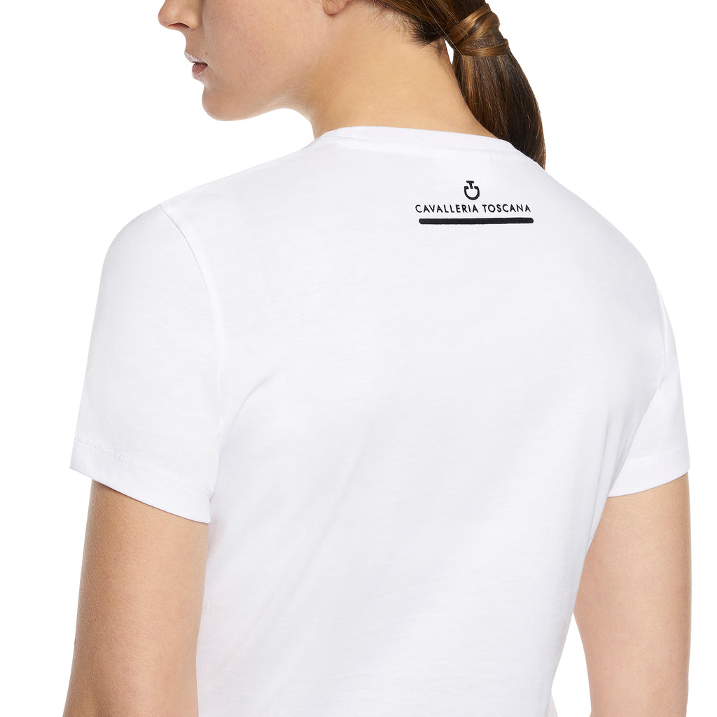 Cavalleria Toscana - Mini CT Flock Cotton T-Shirt