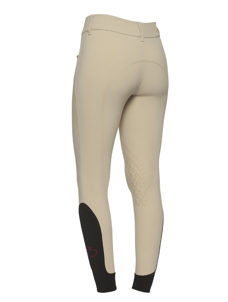 Cavalleria Toscana Women's High Rise Jumping Breeches - Beige- Size 46