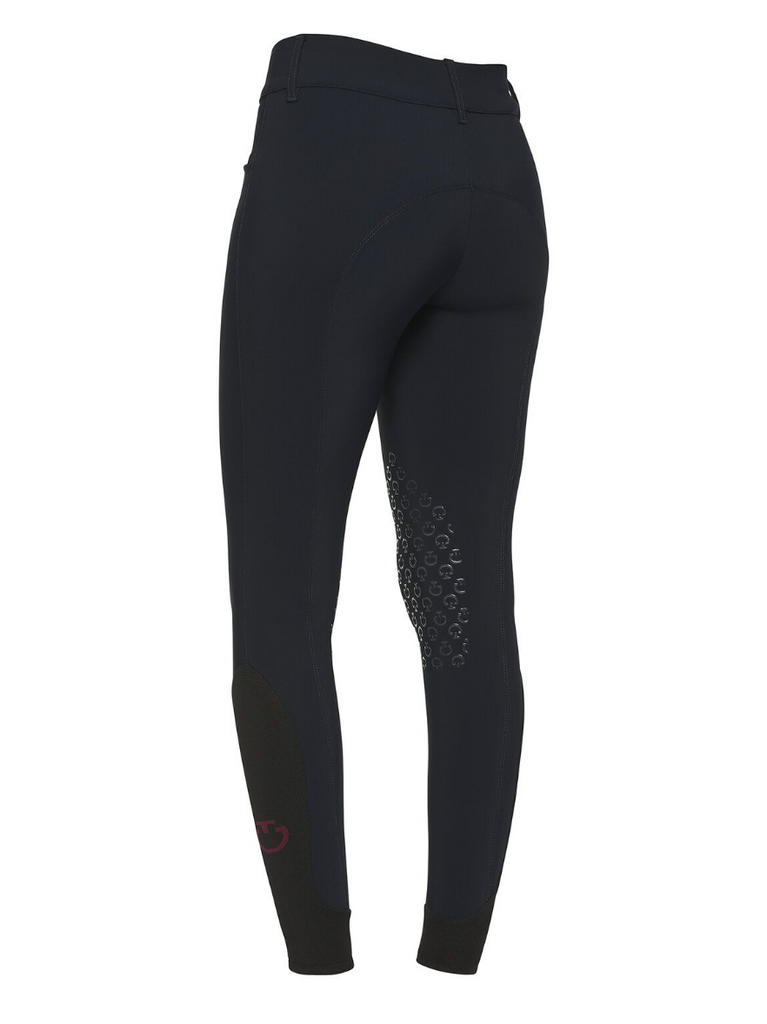Cavalleria Toscana Women's High Rise Jumping Breeches - Navy-Sizes 44-46