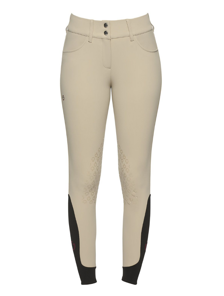 Cavalleria Toscana Women's High Rise Jumping Breeches - Beige- Size 46