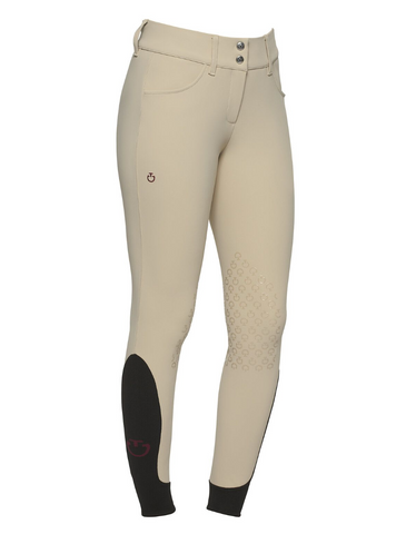 Women's CT Team Red Stripe High Waist Breeches - Light Blue -Size 44