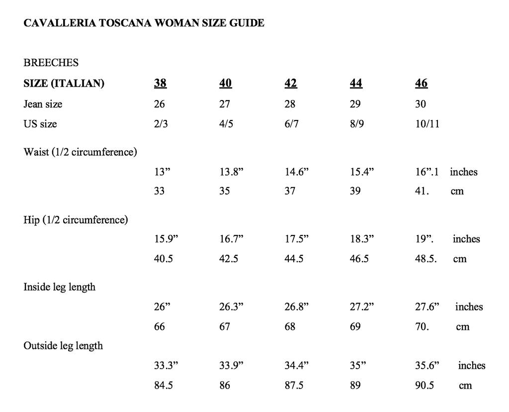Cavalleria Toscana Women's High Rise Jumping Breeches - Beige- Size 46