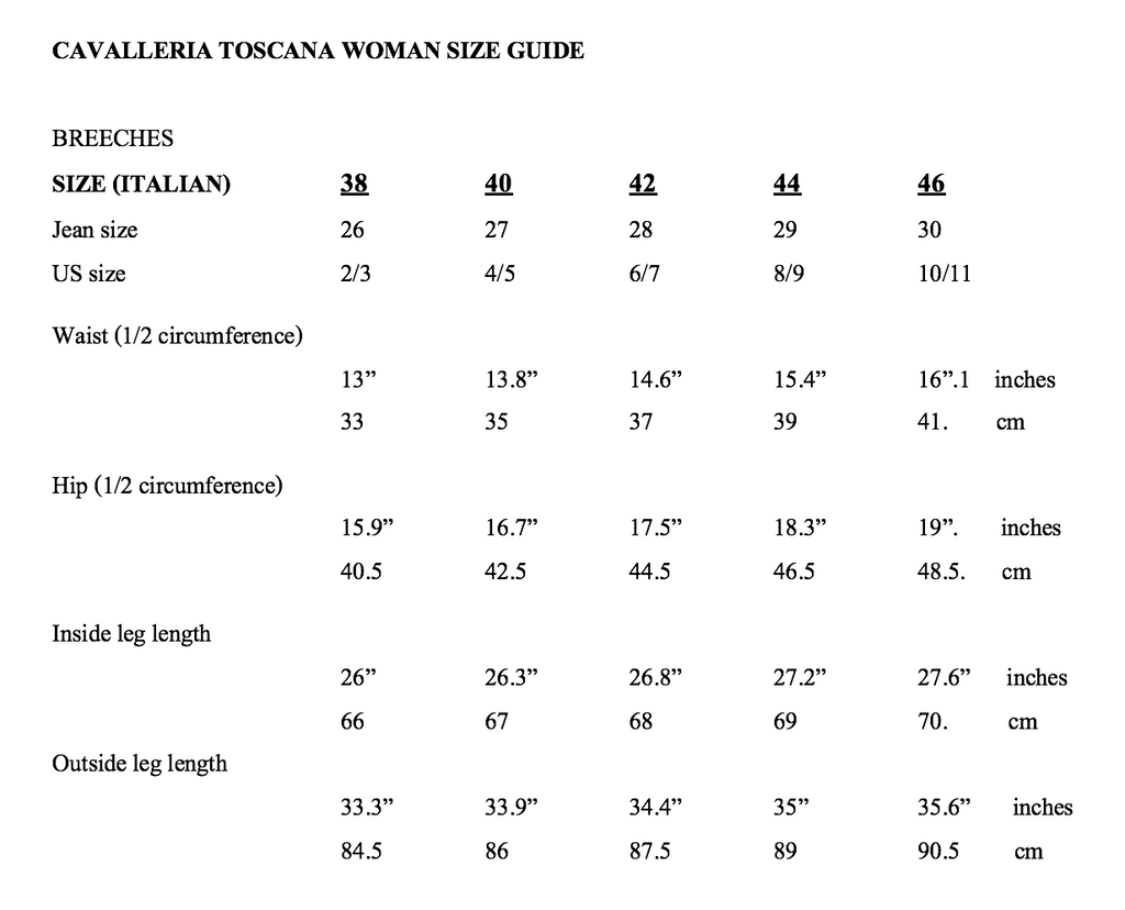 Cavalleria Toscana Women's High Waist Breeches with Perforated Logo Tape - Final Piece Size 46