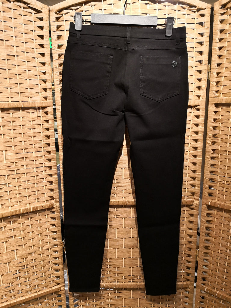 Cavalleria Toscana Women's 5 Pocket Denim Stretch Pants- Black - Sizes 46 & 40