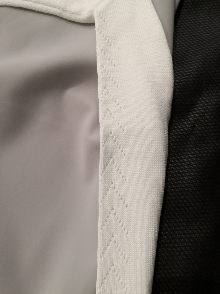 Cavalleria Toscana Women's Technical Jersey/Cotton Crew Neck Sweater