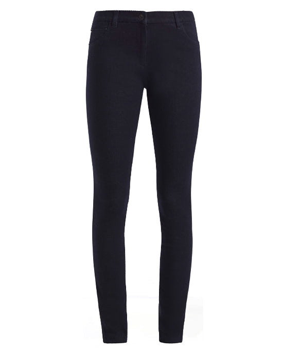 Cavalleria Toscana Women's 5 Pocket Denim Stretch Pants- Black - Sizes 46 & 40