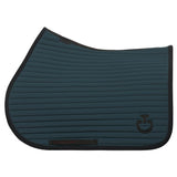 Cavalleria Toscana Horse Jumping Saddle Pad with CT Logo - Teal